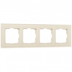 ჩარჩო 4 პოსტისთვის Werkel Favorit milky W0041141 4690389183447