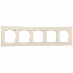 ჩარჩო 5 პოსტისთვის Werkel Favorit milky W0051141 4690389183461