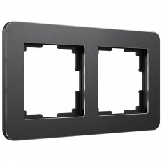 ჩარჩო Werkel Platinum 2 პოსტი შავი ალუმინის W0022608 4690389184451