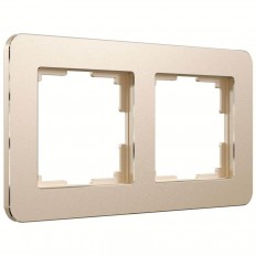 ჩარჩო Werkel Platinum 2 პოსტი შამპანური W0022611 4690389184468