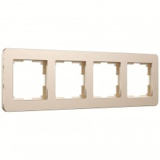 ჩარჩო Werkel Platinum 4 პოსტი შამპანური W0042611 4690389184529