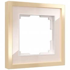 ჩარჩო Werkel Baguette 1 პოსტისთვის სპილოს ძვლის/სპილენძისფერი W0012851 4690389185731