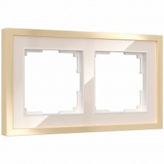 ჩარჩო Werkel Baguette 2 პოსტი სპილოს ძვლის/სპილენძისფერი W0022851 4690389185748