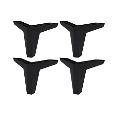 ფეხების ნაკრები 4 კომპიუტერი. ლორა (შავი ონიქსი/შავი) 30W3NM80