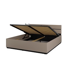 საწოლი 1800 ორთოპედიული ბაზით და ჯვრის S (კონგოს/შავი) ლიფტის მექანიზმით 24cwmy52