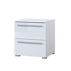 ტანსაცმლის კაბინეტი 2 მოცურების ყუთები RGB განათებით ინდოეთის S (თეთრი/თეთრი სიპრიალის) 2497DE22