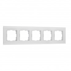 W0053101/ ჩარჩო 5 სენსოს შეტყობინებისთვის (თეთრი, რბილი შეხებით მინა) W0053101