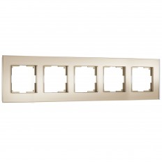 W0053111/ ჩარჩო 5 სენსოს შეტყობინებისთვის (შამპანური, რბილი შეხებით მინა) W0053111