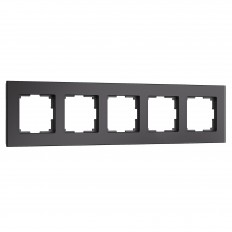 W0053108/ ჩარჩო 5 სენსოს შეტყობინებისთვის (შავი, რბილი შეხებით მინა) W0053108