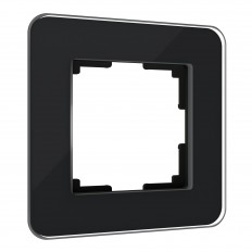 ჩარჩო 1 პოსტ ელიტისთვის (შავი, მინის) W0012448