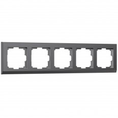 Рамка на 5 постов Stark (графит матовый) W0051864
