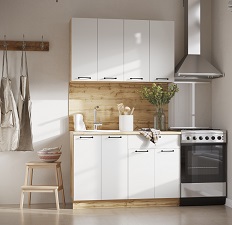 სამზარეულოს კომპლექტი Valerya MDF (თეთრი) 1.2 Surskaya ავეჯი