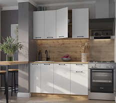 სამზარეულოს კომპლექტი Valerya MDF (თეთრი) 1,4 Surskaya ავეჯი