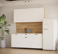 სამზარეულოს კომპლექტი Nordi Laminati (თეთრი) 1.7 Surskaya ავეჯი