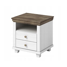 საწოლის მაგიდა EVORA (Abisko Ash/Dark Lefkada Oak) 247DJU22