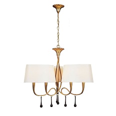 Подвесная люстра Mantra Paola Painted Gold 3540