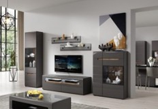 მისაღები ოთახის კომპლექტი HEKTOR (ანტრაციტი)