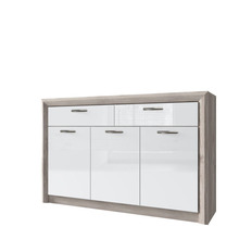 ღამისთევა 3D2S ORLANDO (წაბლისფერი ნაირობი/თეთრი პრიალა)