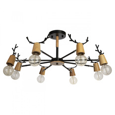 ჭაღი ღეროზე LOFT IT 10024/8 შავი