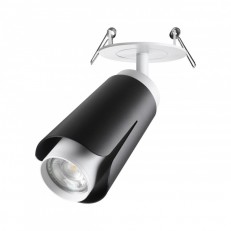 370832 SPOT NT22 შავი Downlight IP20 GU10 9W 220V TULIP NOVOTECH