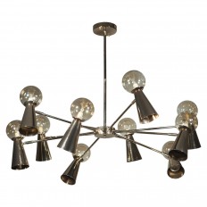 ჩამოკიდებული ჭაღი Loft IT Halley 10046/10 Gold