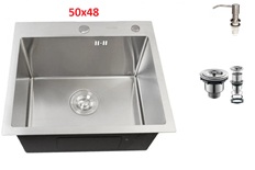 სამზარეულოს ნიჟარა Grassi (50X48) ნიკელი