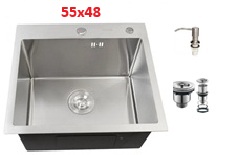 2374 სამზარეულოს ნიჟარა Grassi (55X48) ნიკელი