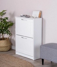 ფეხსაცმლის კარადა SIRIUS 2 თეთრი