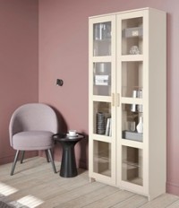 კარადა ვიტრინა NAVI 80х35х190 ქაშემირი