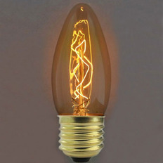 Лампа накаливания E27 40W прозрачная 3540-E