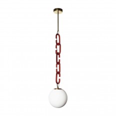 გულსაკიდი ნათურა Loft IT Chain 10128P წითელი