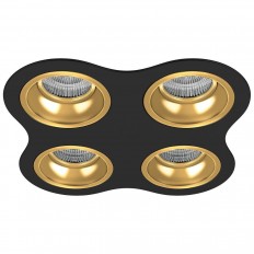 ჩაშენებული სანათი Lightstar Domino Quadro (214647+214603+214603+214603+214603) D64703030303