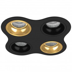 ჩაშენებული სანათი Lightstar Domino Quadro (214647+214603+214607+214603+214607) D64703070307