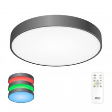 Citilux Cooper RGB LED ჭერის განათება დისტანციური მართვის შავი CL72495G1