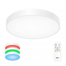 ჭერის LED განათება დისტანციური მართვის საშუალებით Citilux Cooper White CL72495G0