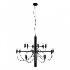 ჩამოკიდებული ჭაღი Loft IT Gino 10196/650 შავი