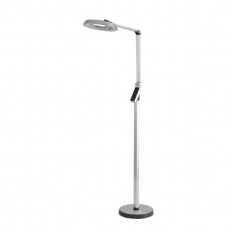 8333/15FL LEDIO серебро, металл/пластик Торшер LED 15W 3000/4000/6000K CCT/диммер/LCD 220-240V GENRI