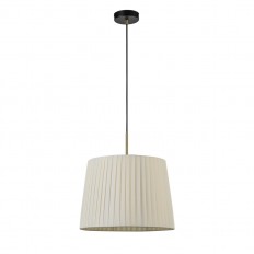 8302/1 MODERNI бронза/черный/бежевый, металл/текстиль Подвес E27 1*60W 220V TUNE