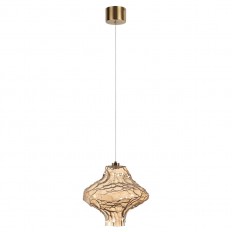 5108/3LA L-VISION  ODL26 антич.бронза/янтарный металл/стекло Подвес LED x 3W 4000K ORDI