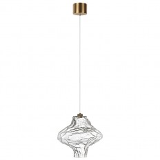 5107/3LA L-VISION  ODL26 антич.бронза/прозрачный металл/стекло Подвес LED x 3W 4000K ORDI