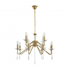 8319/12 CLASSI шампань/прозрачный, металл/хрусталь Люстра E14 12*40W 220V SEVERINA