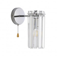8348/1W CLASSI хром/прозрачный, металл/хрусталь Бра E14 1*40W 220V FAVLA