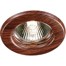 ჩაღრმავებული ნათურა Novotech Wood 369714