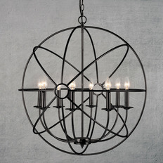 ჩამოკიდებული ჭაღი Loft IT Castle Brown Loft1192-8