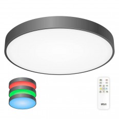 Citilux Cooper RGB LED ჭერის განათება დისტანციური მართვის შავი CL724105G1