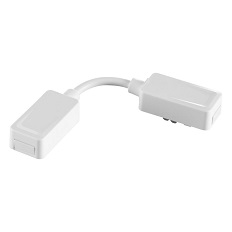 135224 белый Гибкий соединитель-токопровод белый 48V SMAL