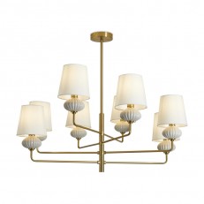 Люстра на штанге Freya FR2029PL-08BS