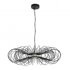 8301/10L LEDIO BLACK, METAL/ACRYLIC SUSPESTION LED 9W 3000K 220V COAMOMILE