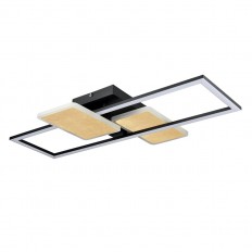 6575/80Cl LEDIO LN24 შავი, ოქროს პათინა/შავი, ოქროს პეტინა/ლითონი/აკრილი, ლითონის ჭერი ლუმინა