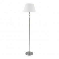 8274/1F Classi Nickel/White/Grey, Metal/Ceramics/ქსოვილის იატაკის ნათურა E27 1*60W 220V ვერმონტი